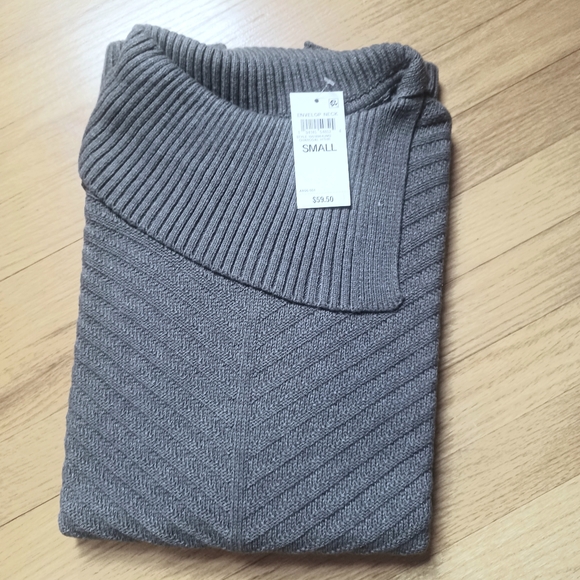 Blue Ribbed Sweater - Picture 2 of 4